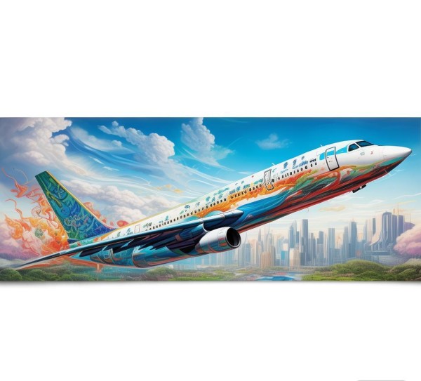 以画为媒，铸就蓝天梦想——中国航空工业与科技创新主题画的艺术表达与时代价值