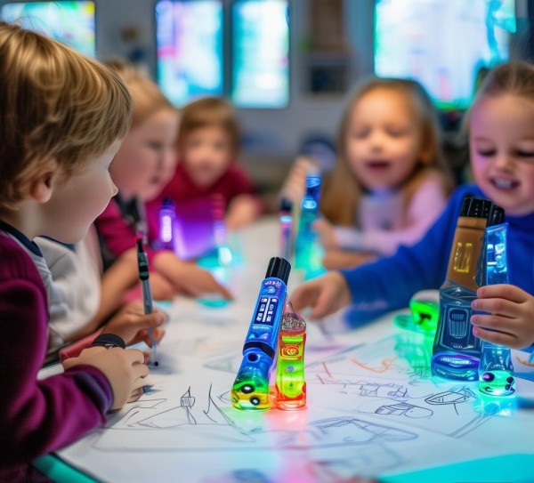 四年级的科技画笔，用创意描绘未来科技