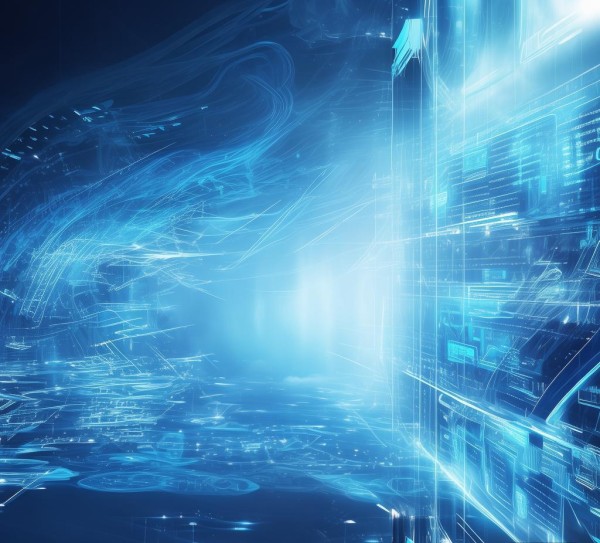 浅蓝色科技动态背景图，高清呈现，科技感与视觉体验的完美融合