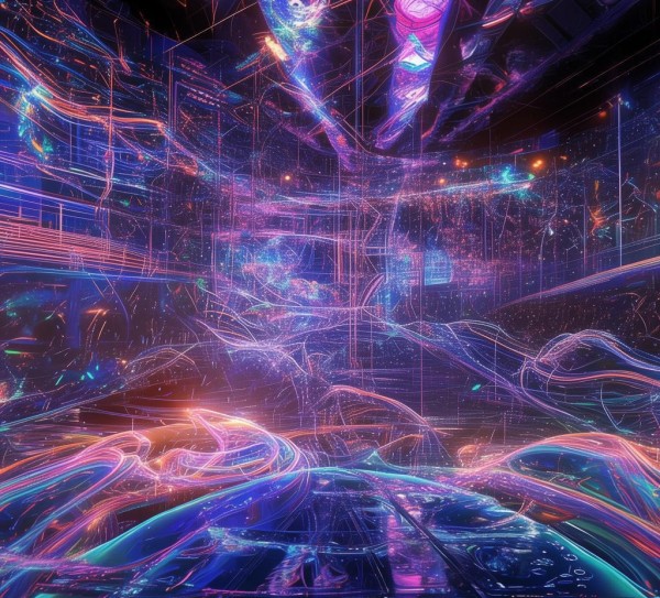 裸眼4D科技动态分析图，视觉革命与多维交互的未来探索