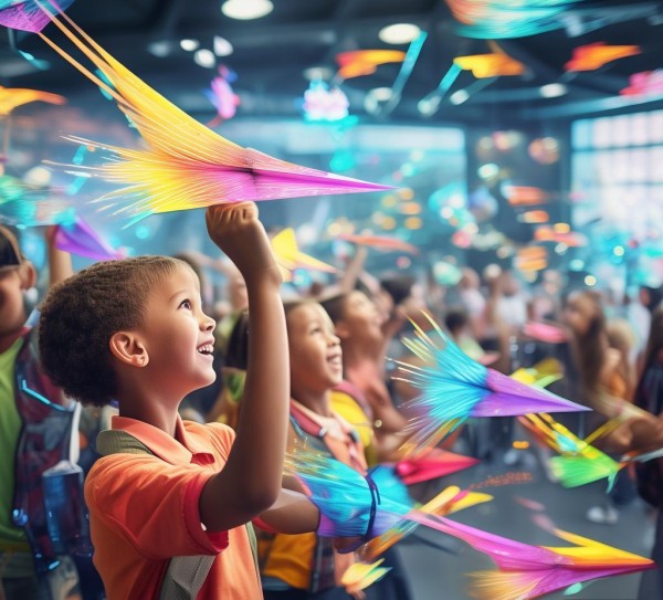 纸翼飞扬小学生纸飞机科技活动方案，点亮创意，飞向未来