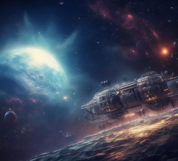 空间科技动态壁纸，全屏4K高清，沉浸式探索宇宙的壮丽与神秘