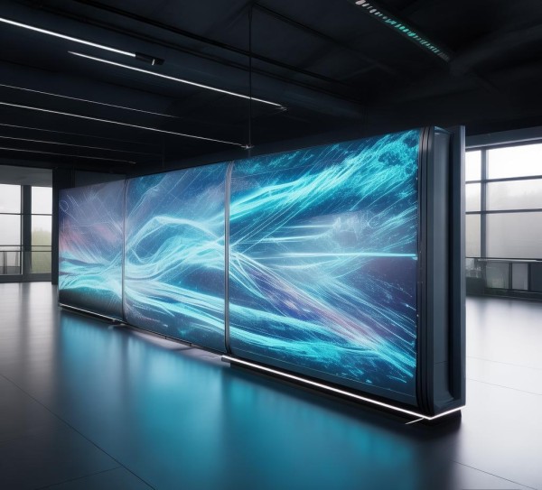 科技赋能空间美学，高科技动态屏风设计方案创新解析