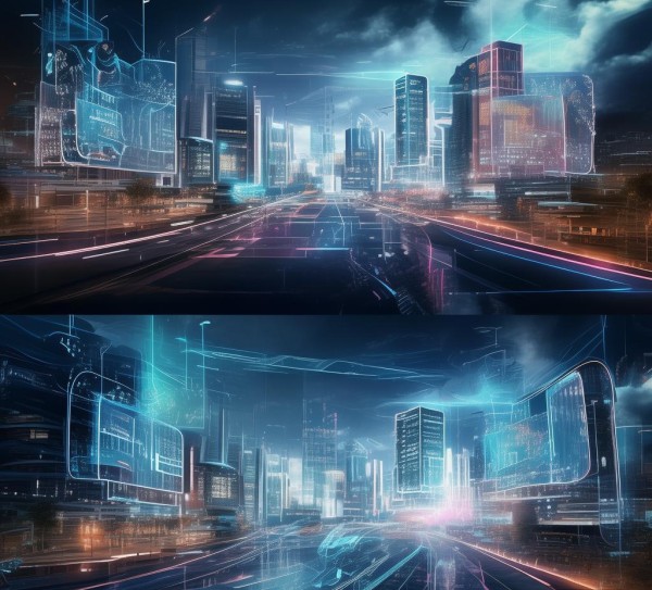 未来科技动态漫画，动态视觉下的科技未来图景——从静态到动态的科技叙事革新