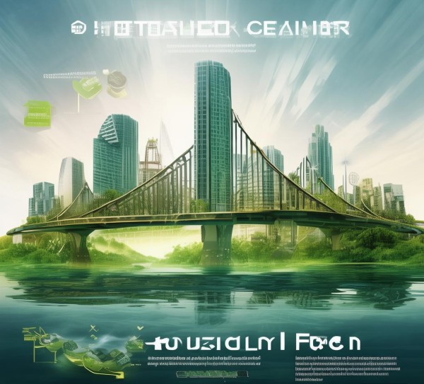 科技创新与可持续发展PPT模板，以设计为桥，连接创新与绿色未来