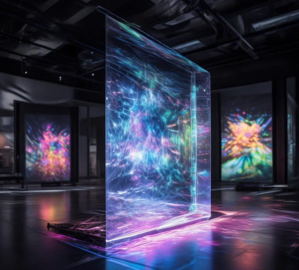 科技动态灯效果图制作，融合科技与艺术的设计实践