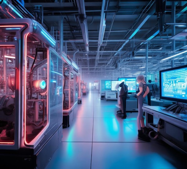 千色科技开发有限公司生产车间，科技赋能下的智慧制造核心