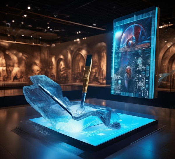 博物馆里的科技新画笔，创新科技海报如何激活历史与未来的对话