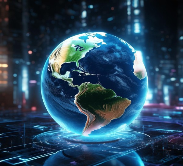 3D科技动态壁纸，数字地球的视觉盛宴，科技感与沉浸感的完美融合
