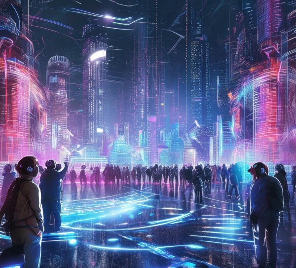 科技动态音乐背景图片，数字时代融合视觉与听觉的创意新范式