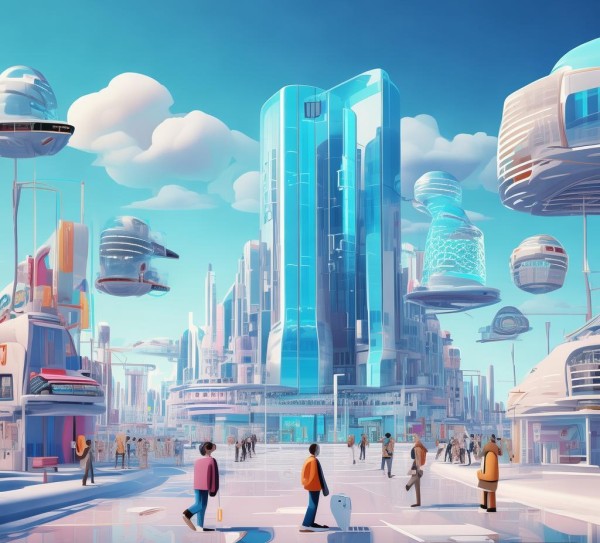 科技绘未来，简笔画里的创新生活图景